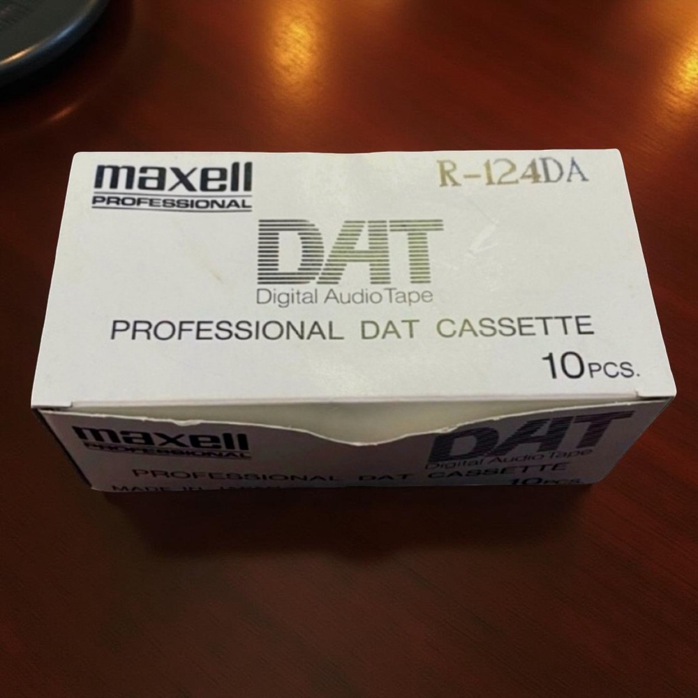 Professional R-124DA Digital Audio Recording Tapes, Box of 10